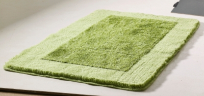 Le tapis de bain  Merengue 60 x 100 cm olive 